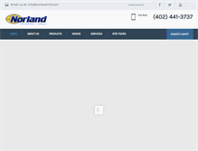 Tablet Screenshot of norlandintl.com